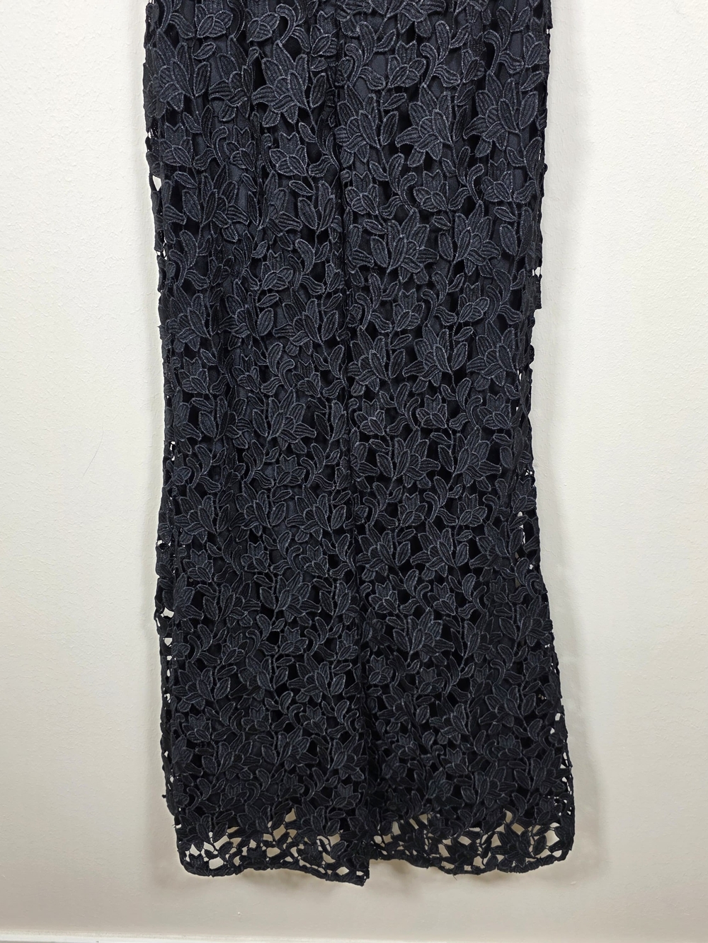 DRESS THE POPULATION BLACK LORENA GOWN SIZE M MSRP $338 - Picture 8 of 13